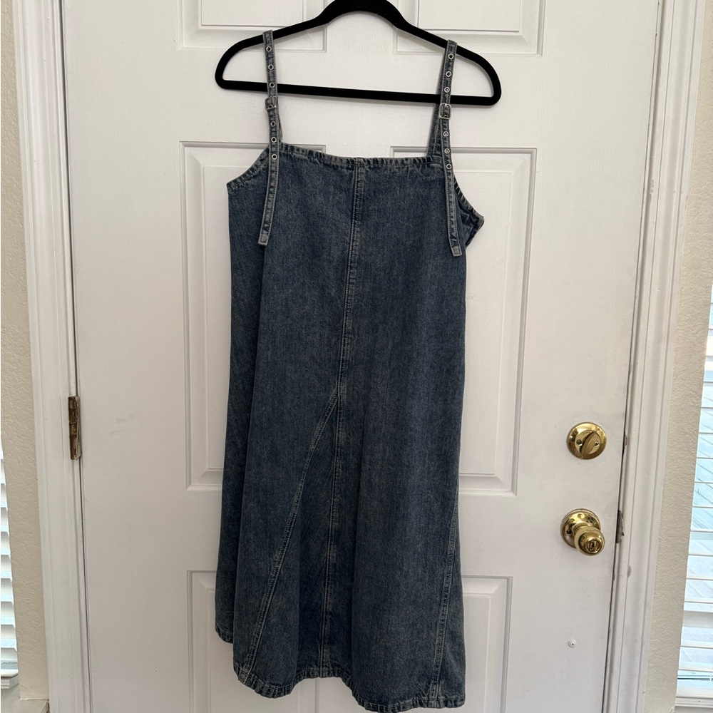 Zara Denim Sleeveless Dress
